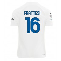Camiseta Inter Milan Davide Frattesi #16 Segunda Equipación Replica 2023-24 mangas cortas